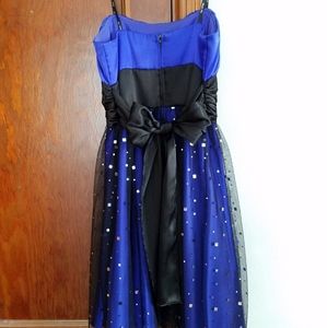 Short Party Dress Blondie Nites Royal Blue 5
